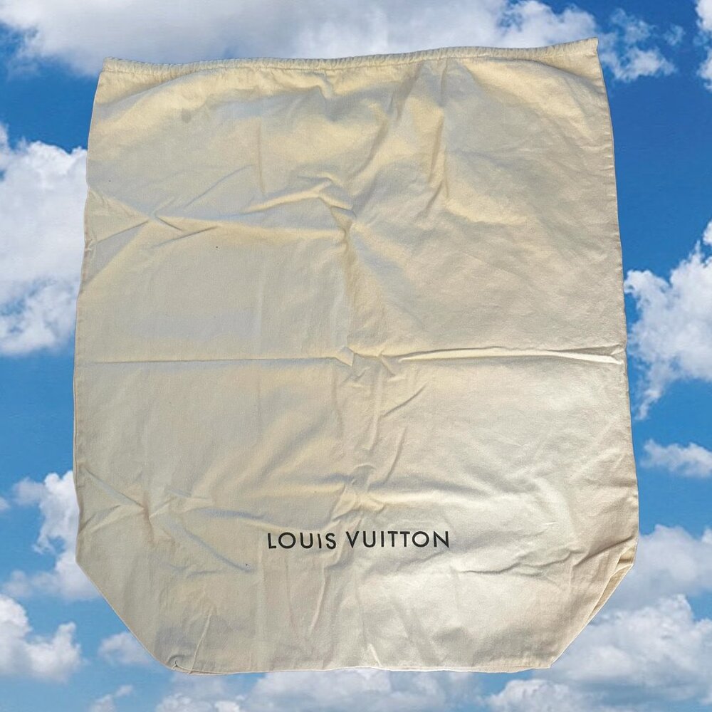 Louis Vuitton Extra Large Authentic Drawstring Dust Bag 29x32